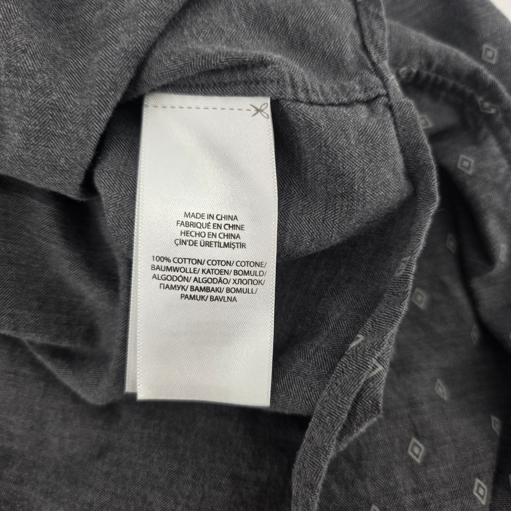 Polo Ralph Lauren Button Down Mens 2XB Heritage Cotton Herringbone Grey Classic - Picture 7 of 8
